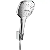 Душ комплект Hansgrohe Raindance Select E120 хром с 3 функции и портиер