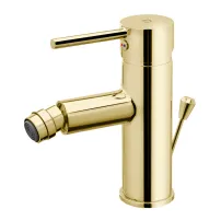 Едноръкохватков смесител за биде FDesign Flusso, лъскаво злато