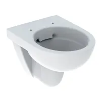 Geberit Selnova Compact стенна тоалетна чиния без ръб, бяла, малка издатина