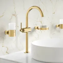 Grohe Atrio XL висок едноръкохватков смесител за умивалник, златист гланц, Cool Sunrise