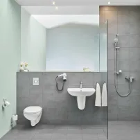 Grohe Bau Ceramic стенна тоалетна чиния бяла