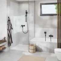Grohe Cubeo едноръкохватков смесител за душ, матово черен