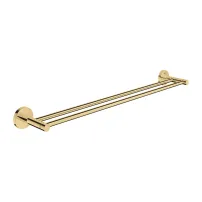 Grohe Essentials двоен държач за кърпи 60 см, гланцово златист, Cool Sunrise