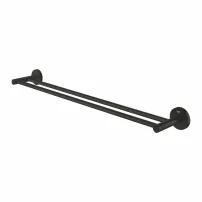 Grohe Essentials двоен държач за кърпи, матово черен, 60 см