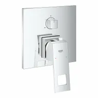 Grohe Eurocube вграден смесител за вана и душ с 3 функции, хром