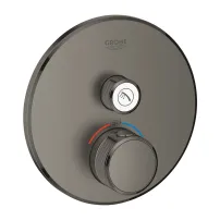 Grohe Grohtherm SmartControl 1 изход, вграден смесител за душ, антрацит, твърд графит, с термостат