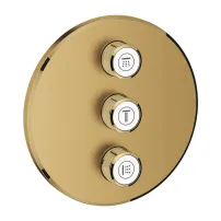 Grohe Grohtherm SmartControl смесител за душ Cool Sunrise с 3 изхода, матово злато
