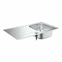 Grohe K200 мивка от неръждаема стомана 86x50.1 см 1 леген с тава за отцеждане