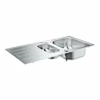 Grohe K200 мивка от неръждаема стомана 96.5x50.1 см 2 легена с тава за отцеждане