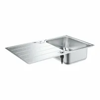 Grohe K500 мивка от неръждаема стомана 86x50.1 см 1 леген с тава за отцеждане