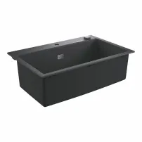 Grohe K700 композитна мивка 78x51.1 см черна