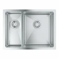 Grohe K700U мивка от неръждаема стомана 58.5x44.1 см 2 легена дясно ориентиране