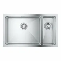 Grohe K700U мивка от неръждаема стомана 76x45.1 см 2 легена