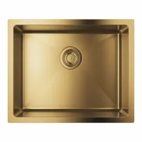 Grohe K700U мивка от неръждаема стомана, златисто матирана, 54.4x44.4 см, 1 леген