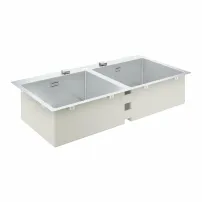 Grohe K800 мивка от неръждаема стомана 102.4x56.2 см 2 легена