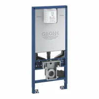 Grohe Rapid SLX скрито казанче и рамка за тоалетна чиния Sensia Arena с функция за промиване