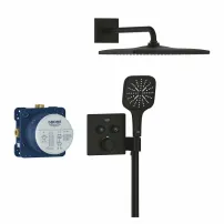 Grohe SmartControl SmartActive 310 Cube душ система матово черно