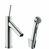 Hansgrohe Axor Starck 90 едноръкохватков смесител за умивалник с хигиеничен душ
