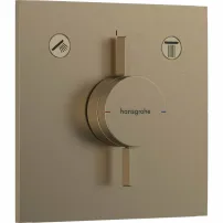 Hansgrohe DuoTurn E Вграден смесител за душ с 2 функции, цвят четкан бронз