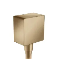 Hansgrohe FixFit Square душ конектор, коляно, матиран бронз