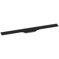 Hansgrohe RainDrain Flex регулируем капак за сифон за душ, матово черен, 90 см