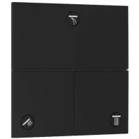 Hansgrohe ShowerSelect Comfort E 3-функционален скрит вентил, матово черен