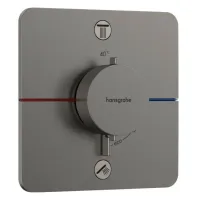 Hansgrohe ShowerSelect Comfort Q Термостатичен смесител за душ с 2 функции, матиран хром, EN1717