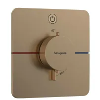 Hansgrohe ShowerSelect Comfort Q Вграден термостатичен смесител за душ с 1 функция, четкан бронз