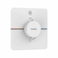 Hansgrohe ShowerSelect Comfort Q Вграден термостатичен смесител за душ с 1 функция, матово бяло