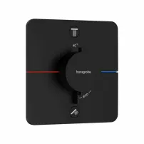 Hansgrohe ShowerSelect Comfort Q Вграден термостатичен смесител за душ с 2 функции, матово черен EN1717