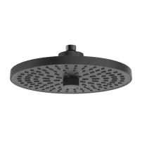 Ideal Standard Alu+ кръгла алуминиева душ слушалка, матово черна, 2 функции