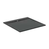 Ideal Standard i.life Ultra Flat S квадратно душ корито, наситено черно, 120x120 см