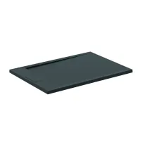 Ideal Standard i.life Ultra Flat S правоъгълно душ корито, наситено черно, 100x70 см