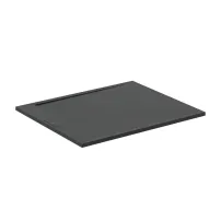 Ideal Standard i.life Ultra Flat S правоъгълно душ корито, наситено черно, 120x100 см