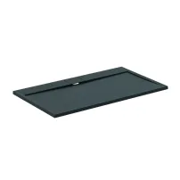 Ideal Standard i.life Ultra Flat S правоъгълно душ корито, наситено черно, 140x80 см