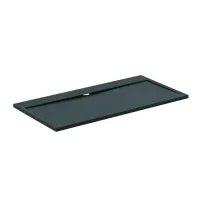 Ideal Standard i.life Ultra Flat S правоъгълно душ корито, наситено черно, 160x80 см