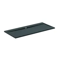 Ideal Standard i.life Ultra Flat S правоъгълно душ корито, наситено черно, 180x80 см