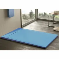 Inter Ceramic правоъгълно композитно душ корито 120x80 см, алабастър