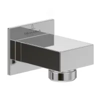 Изходно коляно за душ Villeroy&Boch Universal, правоъгълно, гланциран хром