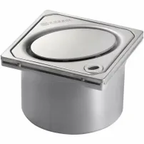 Капак и горна част от неръждаема стомана за тяло на сифон Kessel Oval System 100