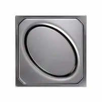 Капак и горна част от неръждаема стомана за тяло на сифон Kessel Oval System 100, безключов