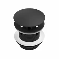 Клапан за вана Click-Clack Rune, матово черен