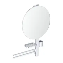 Комплект аксесоари за мивка Ideal Standard Alu+ матово сребрист 80 см, изработен от алуминий