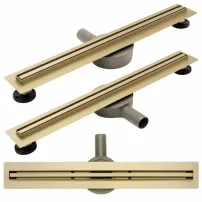 Комплект душ канал с капак 60 см Rea Neo Slim Pro Gold