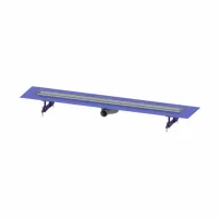 Комплект душ канал с капак Kessel Linearis Compact 105 см неръждаема стомана с цедка и клапа Multistop