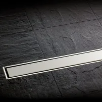 Комплект душ канал с капак Kessel Linearis Compact 85 см неръждаема стомана с цедка и клапа Multistop