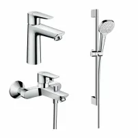 Комплект за мивка, вана и душ Hansgrohe Talis E хром