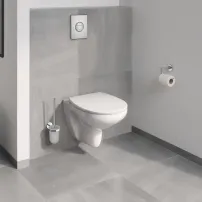 Комплект за окачване на тоалетна чиния Grohe Bau Ceramic Rimless с тънък капак с плавно затваряне