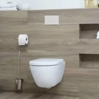 Комплект за окачване на тоалетна чиния Ideal Standard Ellisse без ринг с бял капак с плавно затваряне