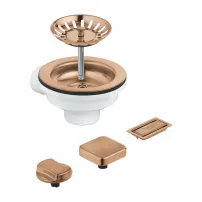 Комплект за сифон на мивка Grohe с меден десен